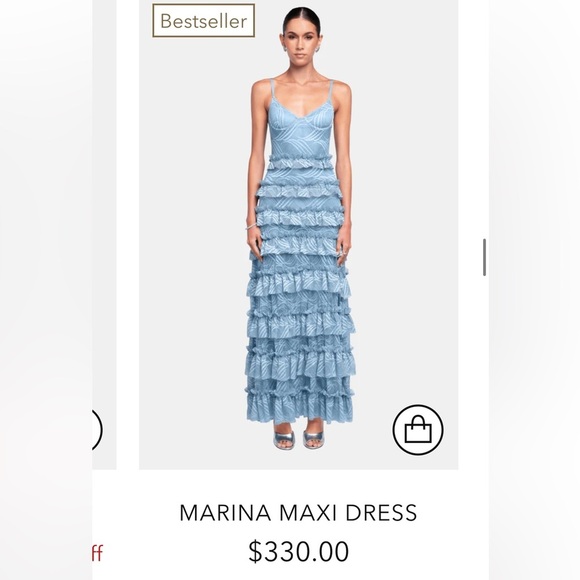 NWT OW Collection MARINA Maxi Dress - Size Large - Picture 1 of 8